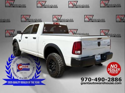 Bright White Clearcoat 2022 RAM 1500 Classic Warlock Quad Cab 4x4 6'4' Box