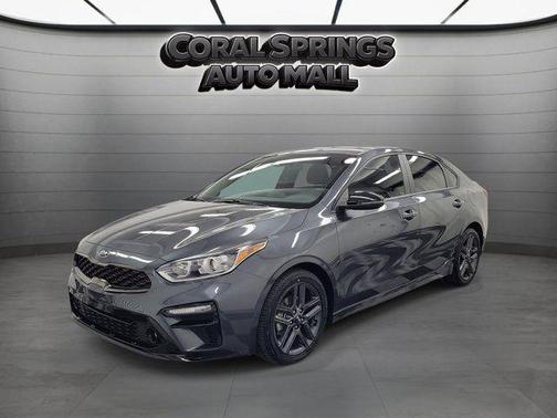 Gravity Gray 2021 Kia Forte GT-Line