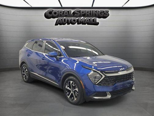 Sapphire Blue 2025 Kia Sportage EX