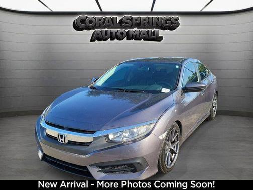 Gray 2018 Honda Civic LX