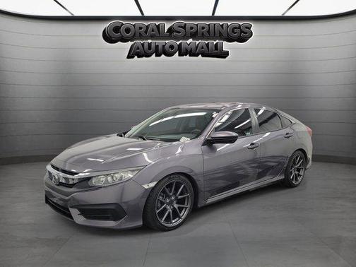 Gray 2018 Honda Civic LX
