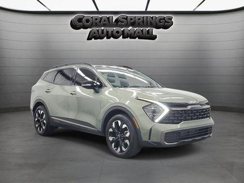 Jungle Green 2024 Kia Sportage X-Line