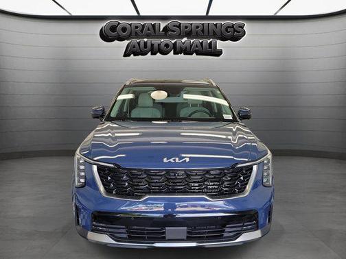 Midnight Lake Blue 2024 Kia Sorento SX
