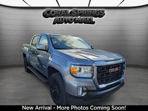 Satin Steel Metallic 2022 GMC Canyon Elevation