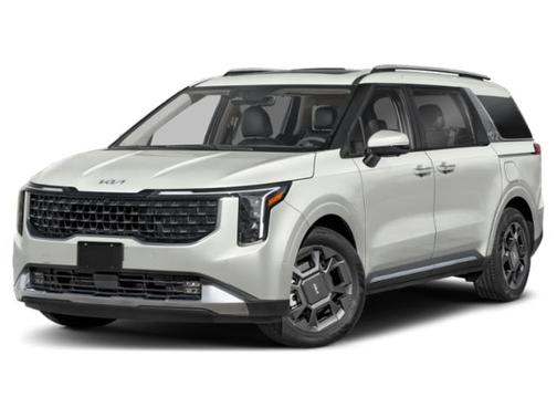 Ivory Silver 2026 Kia Carnival Hybrid SX