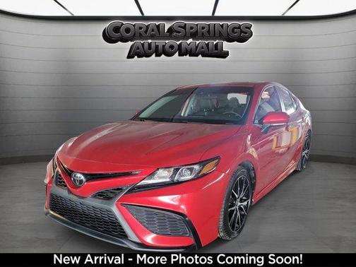 Red 2022 Toyota Camry SE