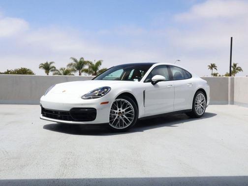 White 2023 Porsche Panamera Platinum Edition
