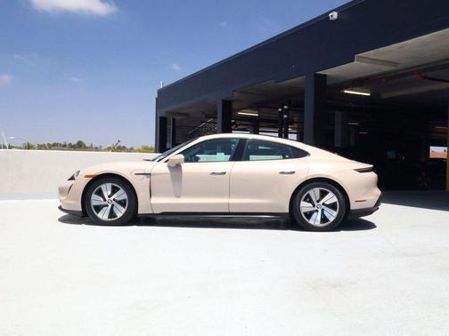 Coffee Beige Metallic 2023 Porsche Taycan RWD