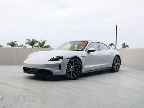 Ice Grey Metallic 2026 Porsche Taycan 4
