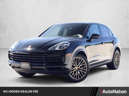 Black 2022 Porsche Cayenne Platinum Edition