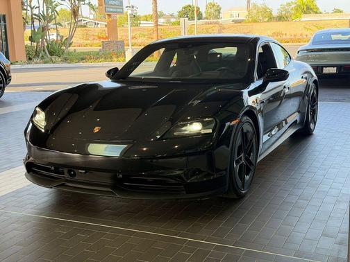 Black 2025 Porsche Taycan RWD