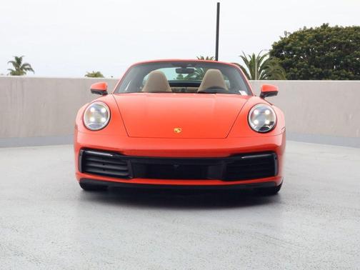 Lava Orange 2021 Porsche 911 Targa 4S