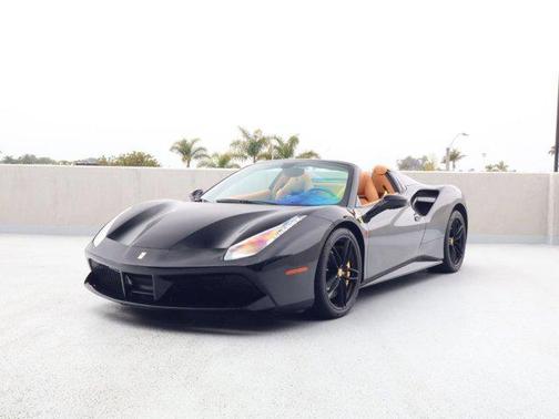 Black 2019 Ferrari 488 Spider Base