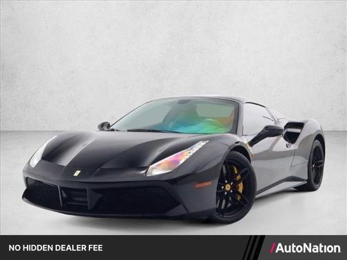 Black 2019 Ferrari 488 Spider Base