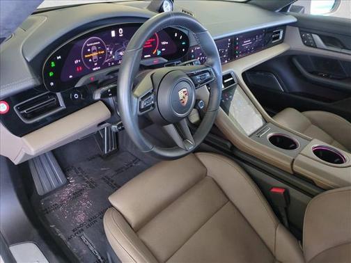 Coffee Beige Metallic 2024 Porsche Taycan Turbo