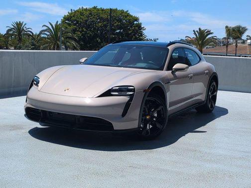 Coffee Beige Metallic 2024 Porsche Taycan Turbo