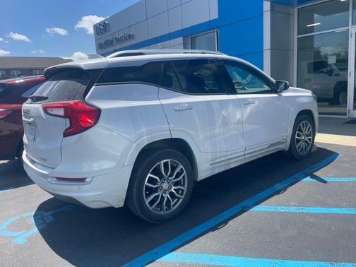 White Frost Tri-Coat 2024 GMC Terrain Denali