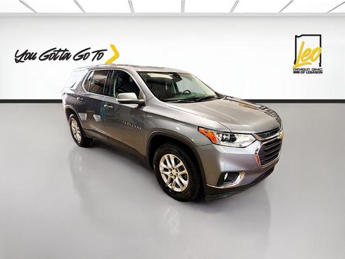 Satin Steel Metallic 2021 Chevrolet Traverse LT Cloth