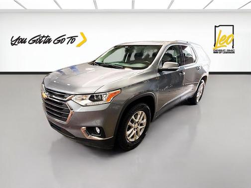 Satin Steel Metallic 2021 Chevrolet Traverse LT Cloth