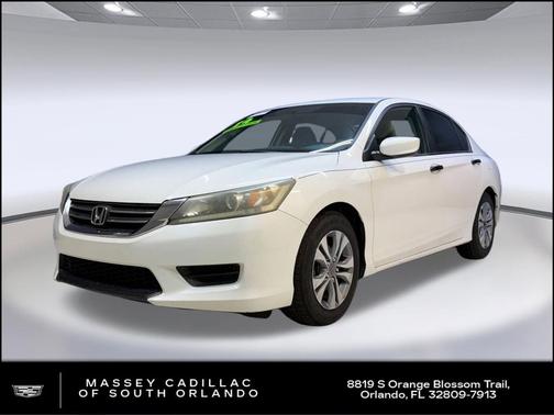 White 2014 Honda Accord LX