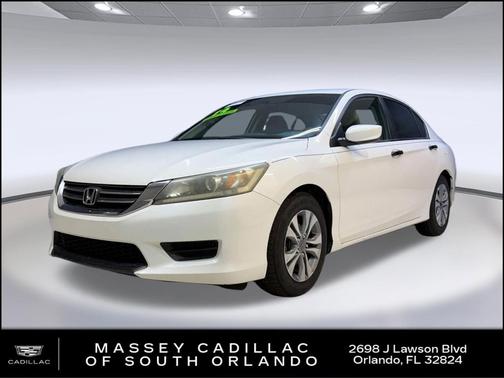 White 2014 Honda Accord LX