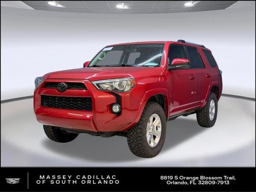 Red 2019 Toyota 4Runner SR5