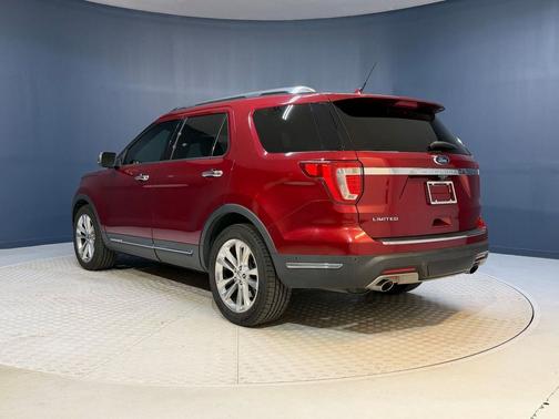 Red 2018 Ford Explorer Limited
