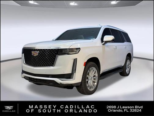 Crystal White Tricoat 2023 Cadillac Escalade Premium Luxury