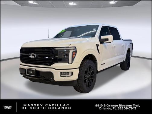 White 2025 Ford F-150 Platinum