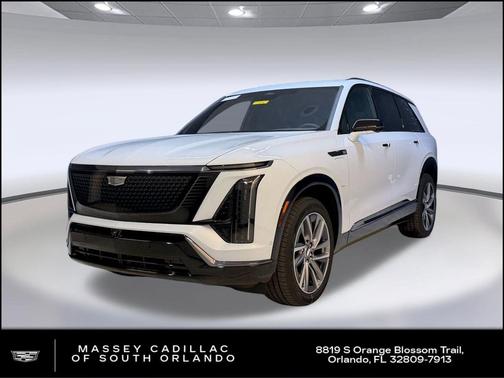 Vibrant White Tricoat 2026 Cadillac VISTIQ Sport