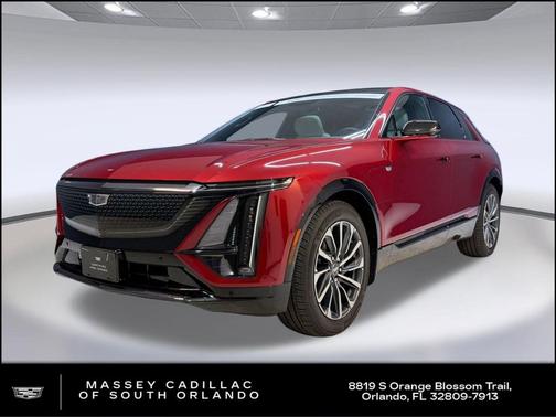 Radiant Red Tintcoat 2024 Cadillac LYRIQ Sport