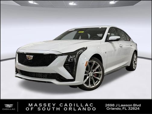 Vibrant White Tricoat 2026 Cadillac CT5 Sport
