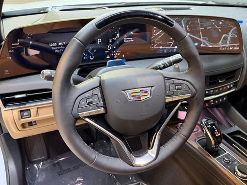 Vibrant White Tricoat 2026 Cadillac CT5 Premium Luxury