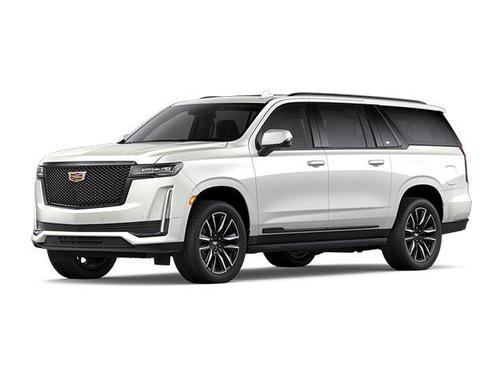 Crystal White Tricoat 2024 Cadillac Escalade ESV Sport