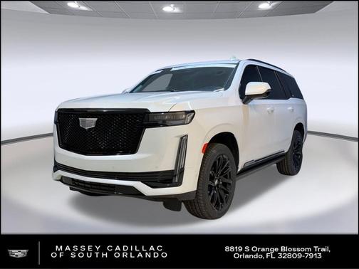 Crystal White Tricoat 2024 Cadillac Escalade Sport Platinum