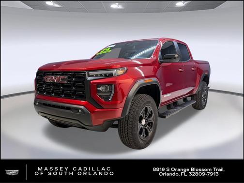 Volcanic Red Tintcoat 2024 GMC Canyon Elevation