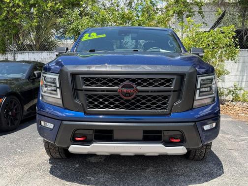 Deep Blue Pearl 2024 Nissan Titan PRO-4X