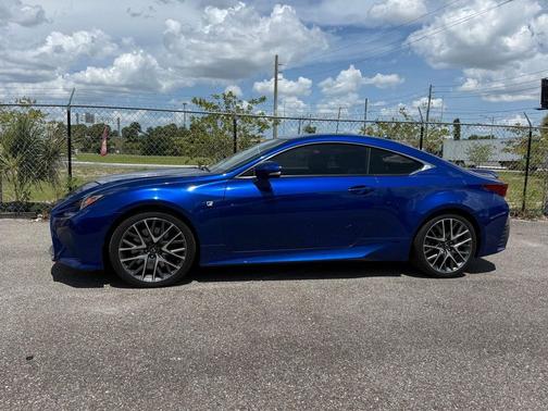 Blue 2015 Lexus RC 350 Base