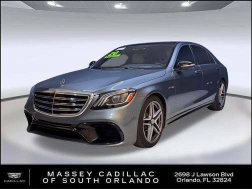 Gray 2020 Mercedes-Benz AMG S 63 4MATIC