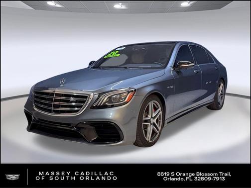 Gray 2020 Mercedes-Benz AMG S 63 4MATIC