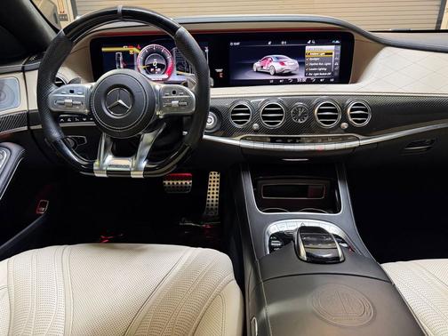 Gray 2020 Mercedes-Benz AMG S 63 4MATIC