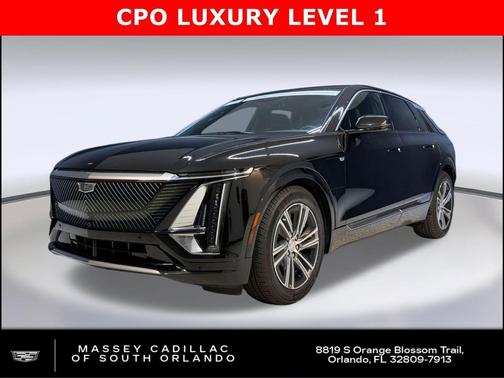 Stellar Black Metallic 2024 Cadillac LYRIQ Luxury