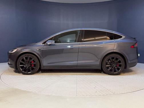 Gray 2020 Tesla Model X Performance Dual Motor All-Wheel Drive