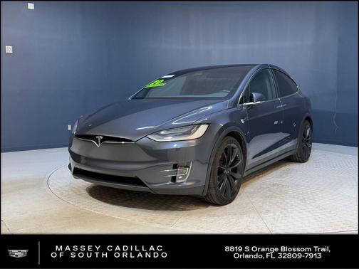 Gray 2020 Tesla Model X Performance Dual Motor All-Wheel Drive