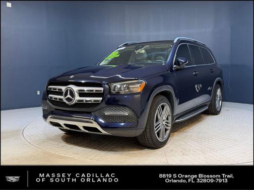 Blue 2020 Mercedes-Benz GLS 450 4MATIC