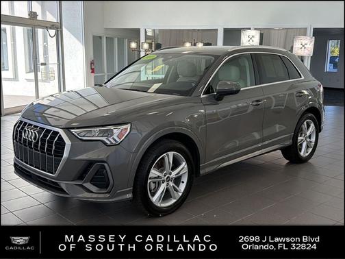 Gray 2022 Audi Q3 45 S line Premium Plus