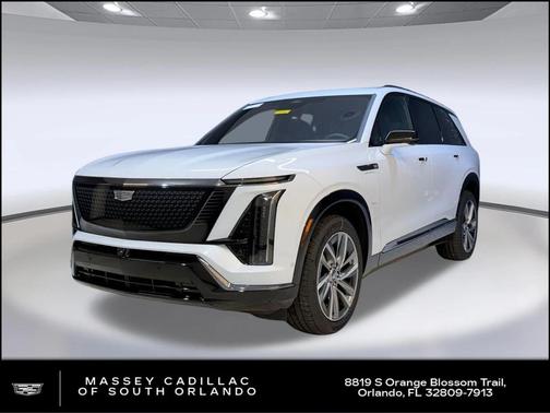 Vibrant White Tricoat 2026 Cadillac VISTIQ Sport