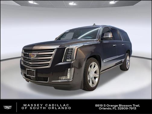 Dark Granite Metallic 2018 Cadillac Escalade ESV Platinum