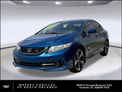 Blue 2015 Honda Civic Si