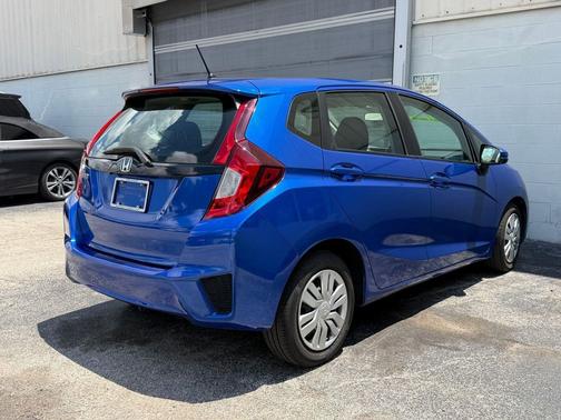 Blue 2017 Honda Fit LX